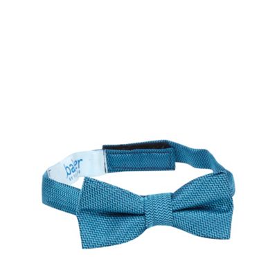 Baker by Ted Baker Boys' blue zig zag patterned bow tie